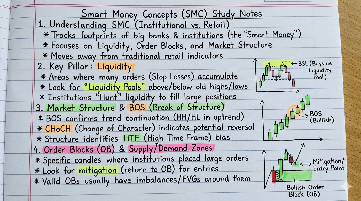 Mastering Smart Money Concepts: A Professional Approach to Trading Forex