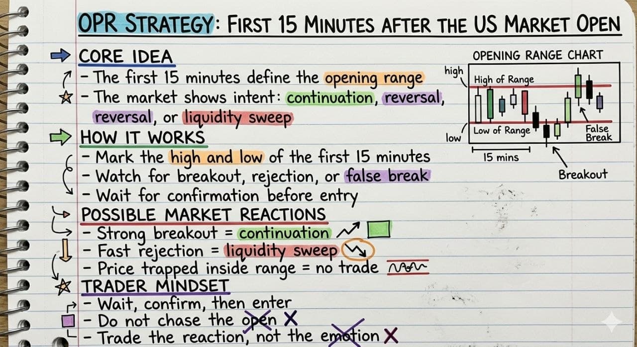 OPR Strategy — 15 Minutes After US Market Open
